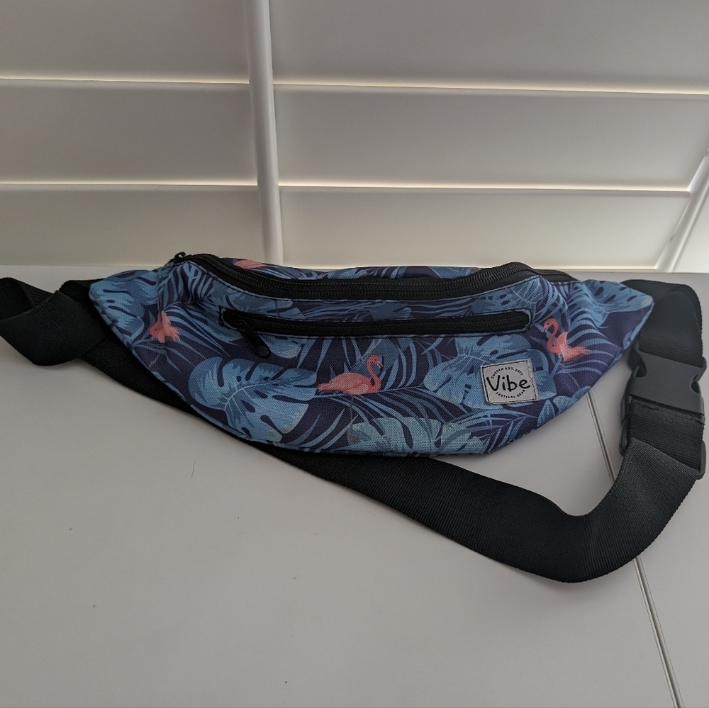 Vibe Sweden Blue Flamingo Fanny Waist Pack